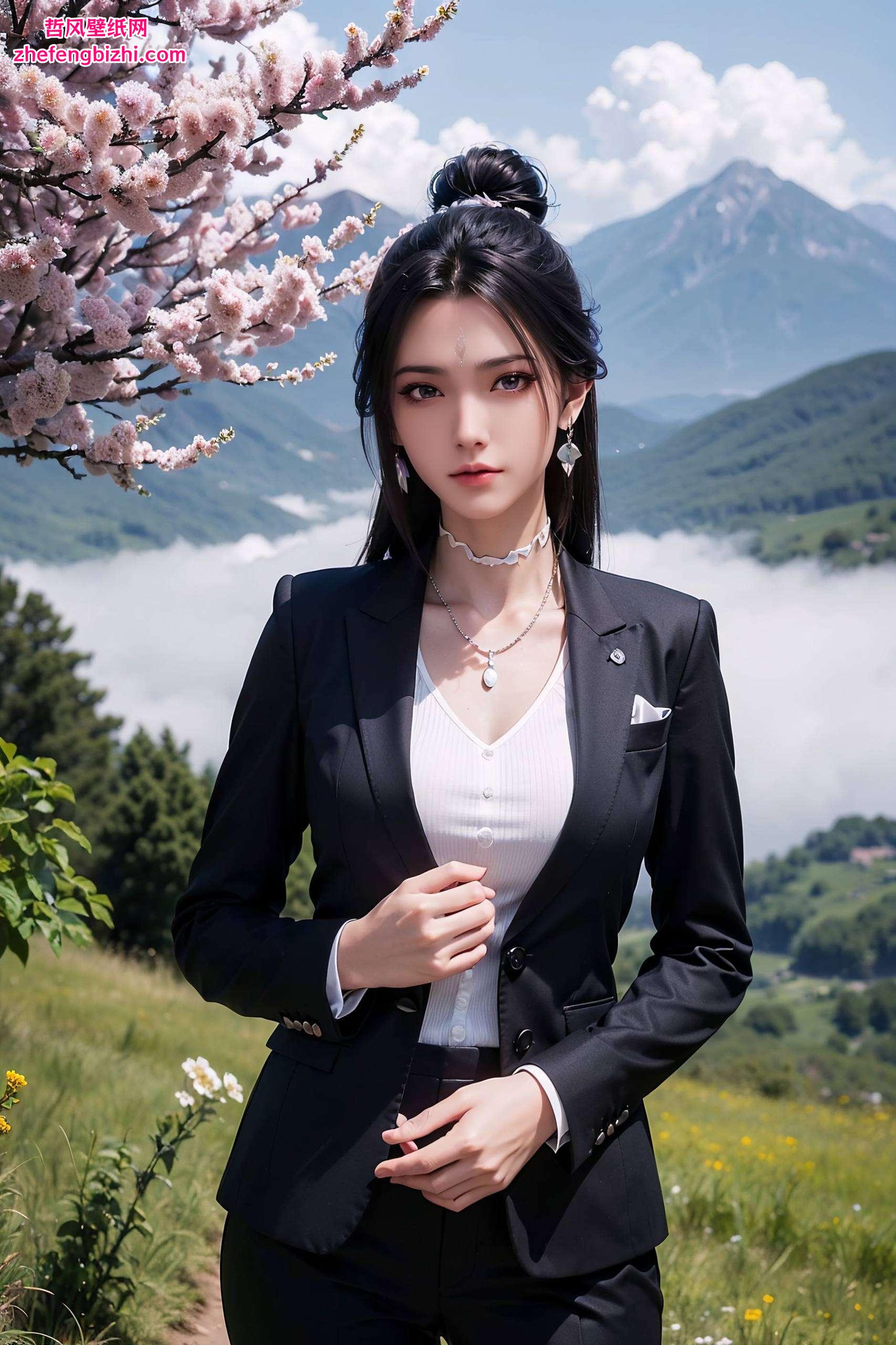 她不仅是动漫中的女神飘然落在每一台电脑的屏幕上