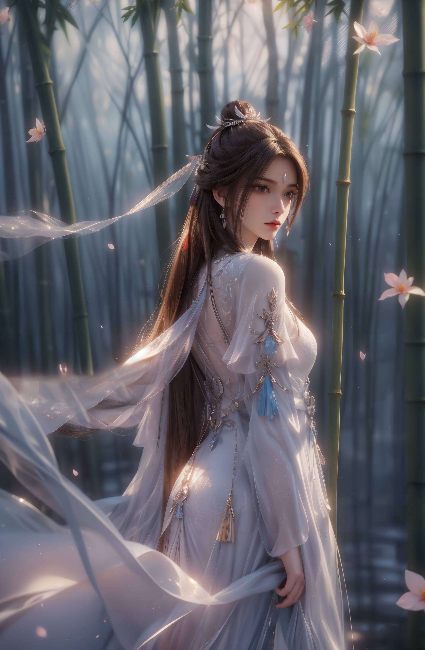 每一张都充满了玄幻的意境和动漫美女的灵动之美让少年的心中也泛起了一阵阵温柔的涟漪
