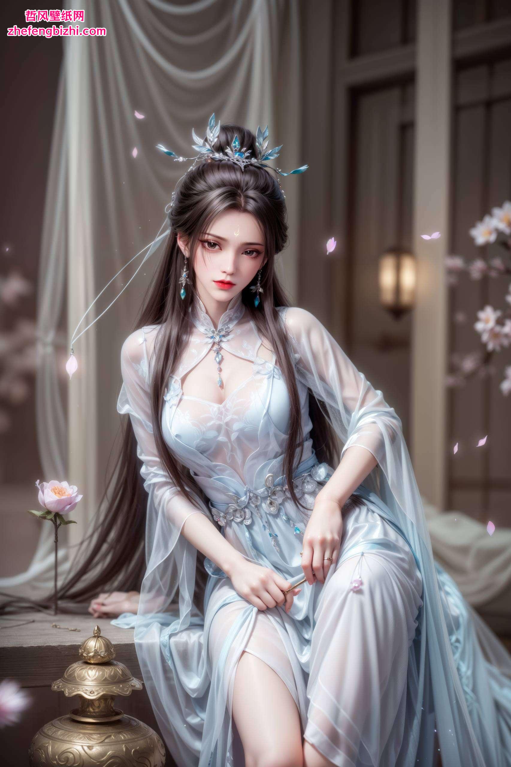 她的眼中藏着深深的执着与坚韧今天