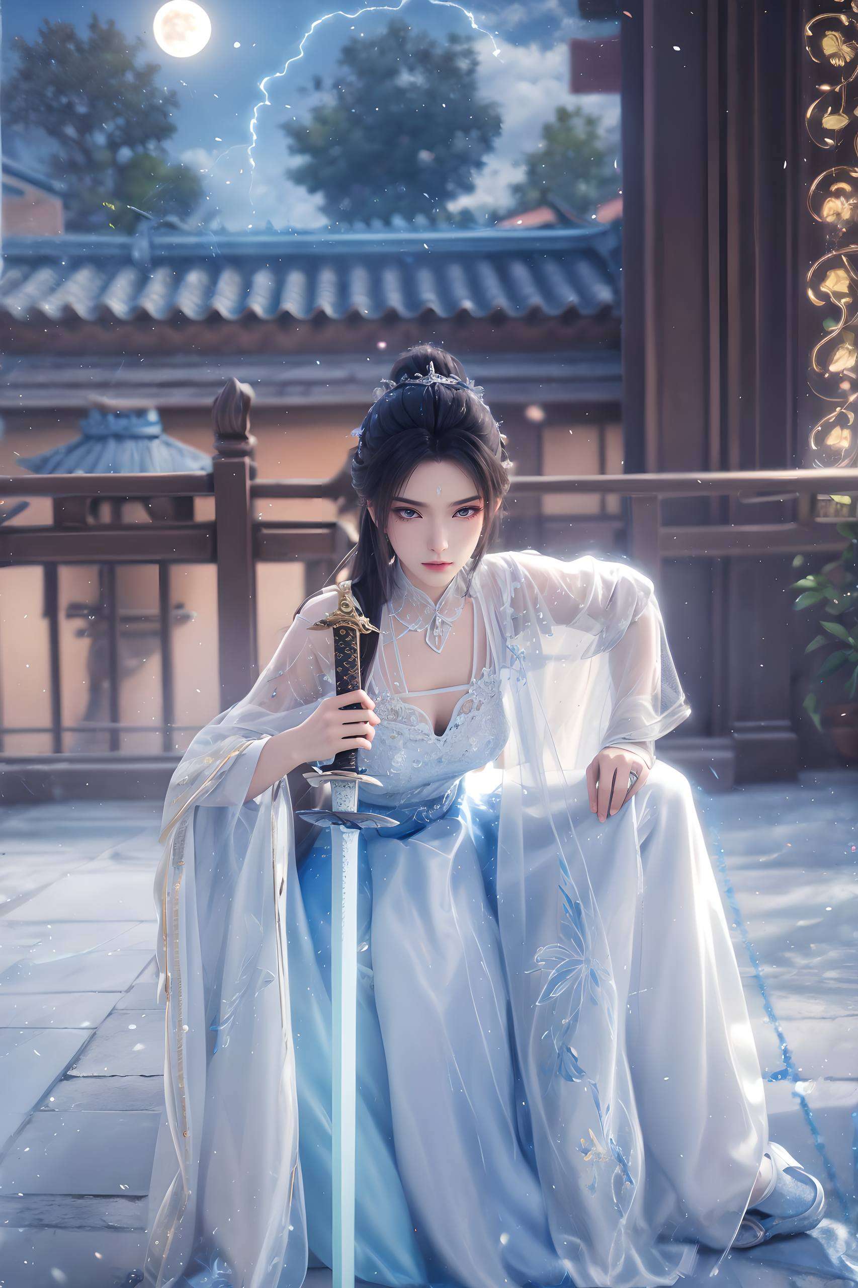 瞥见这张充满玄幻色彩的陆雪琪壁纸便能感受到一份来自国漫女神的温暖与力量