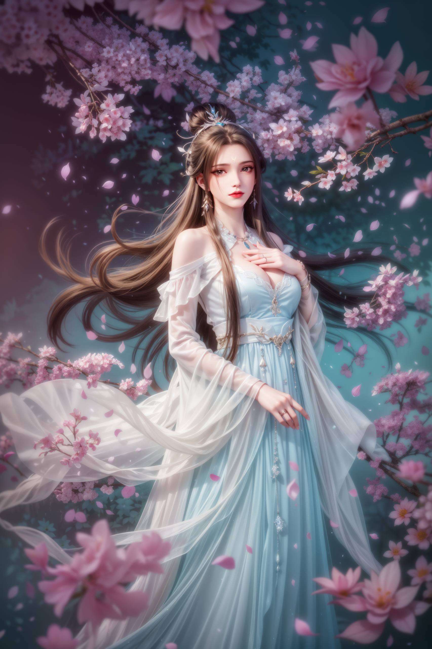 仿佛都能感受到那股源自古老玄幻故事的神秘魅力陆雪琪如一朵盛开的花