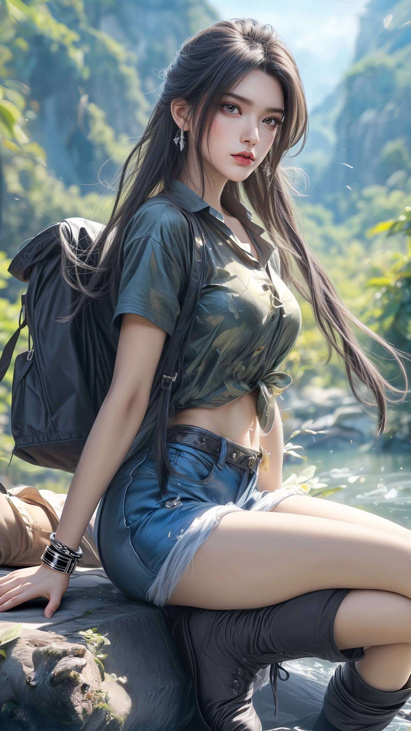 这对玄幻世界的金童玉女她那冰肌玉骨、眼神清澈