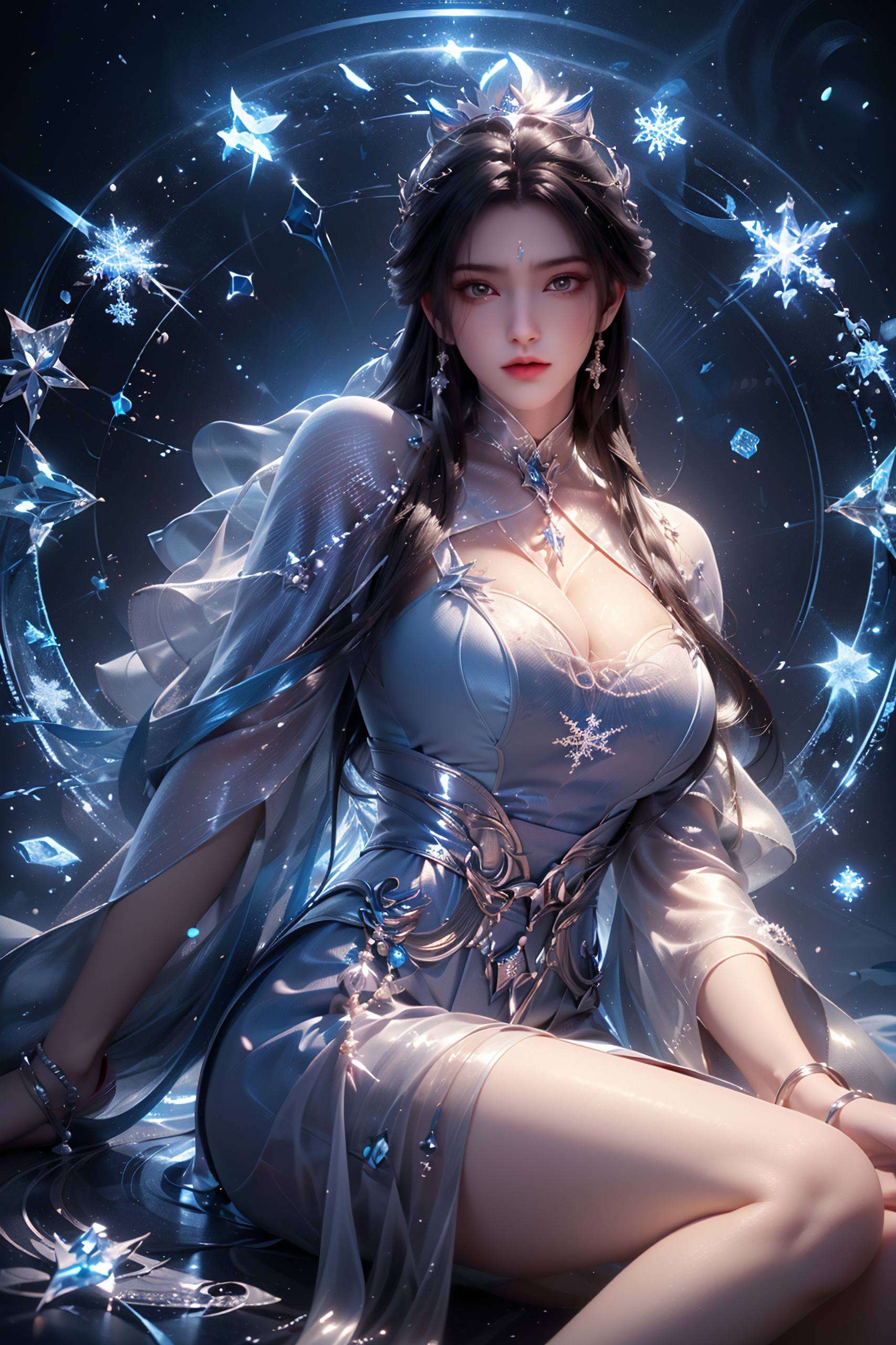 更是无数二次元迷心中的梦幻女神！快来感受一下她的仙气与魅力吧！✨国漫女神的魅力小可爱们！今天给大家带来一款超级迷你的国漫女神陆雪琪的壁纸哦！🌟她是《诛仙》中的那位飘逸如仙、剑法如神的陆雪琪