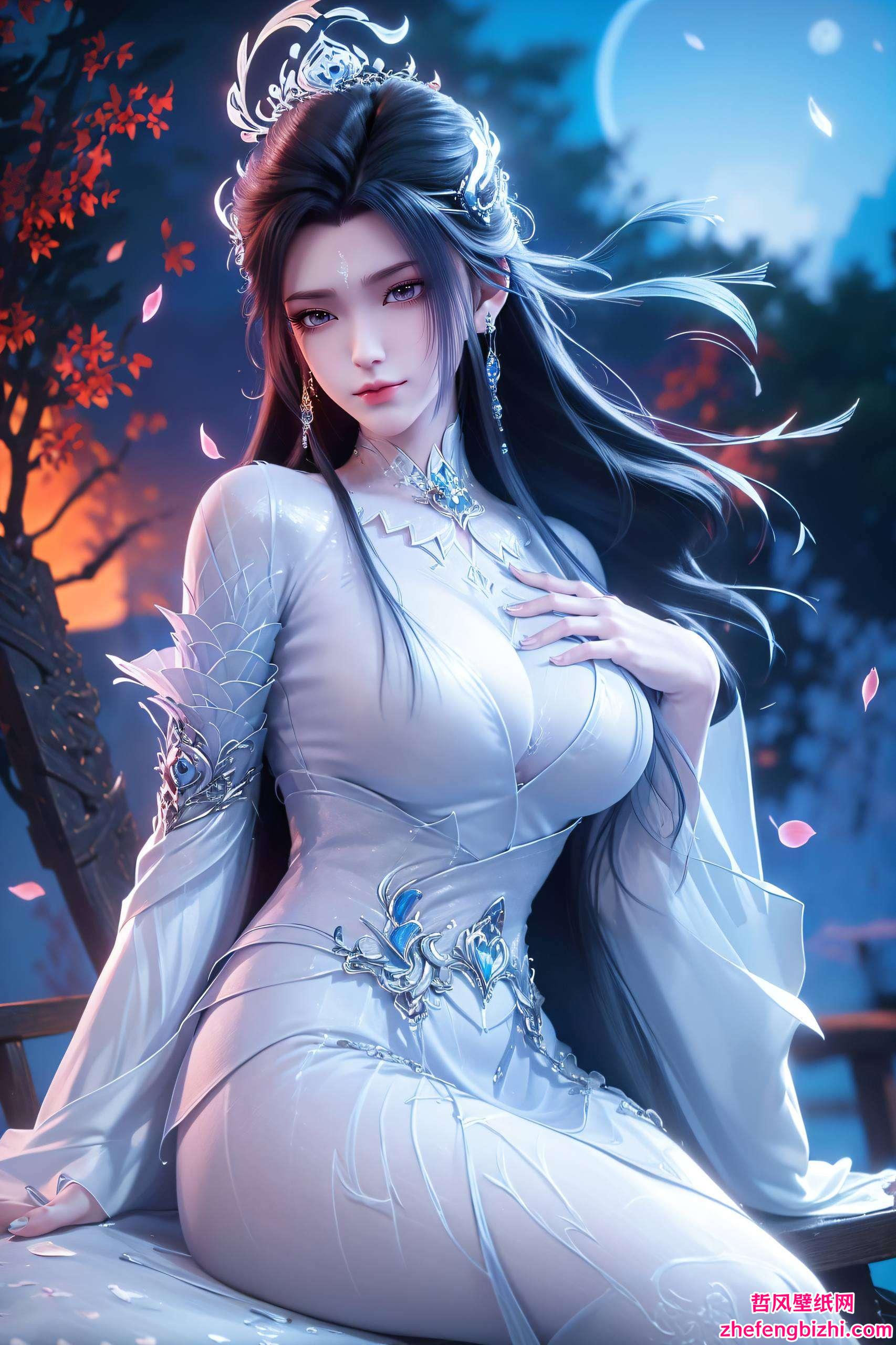 将我们引入那个充满玄幻色彩的国漫世界《诛仙》中的她