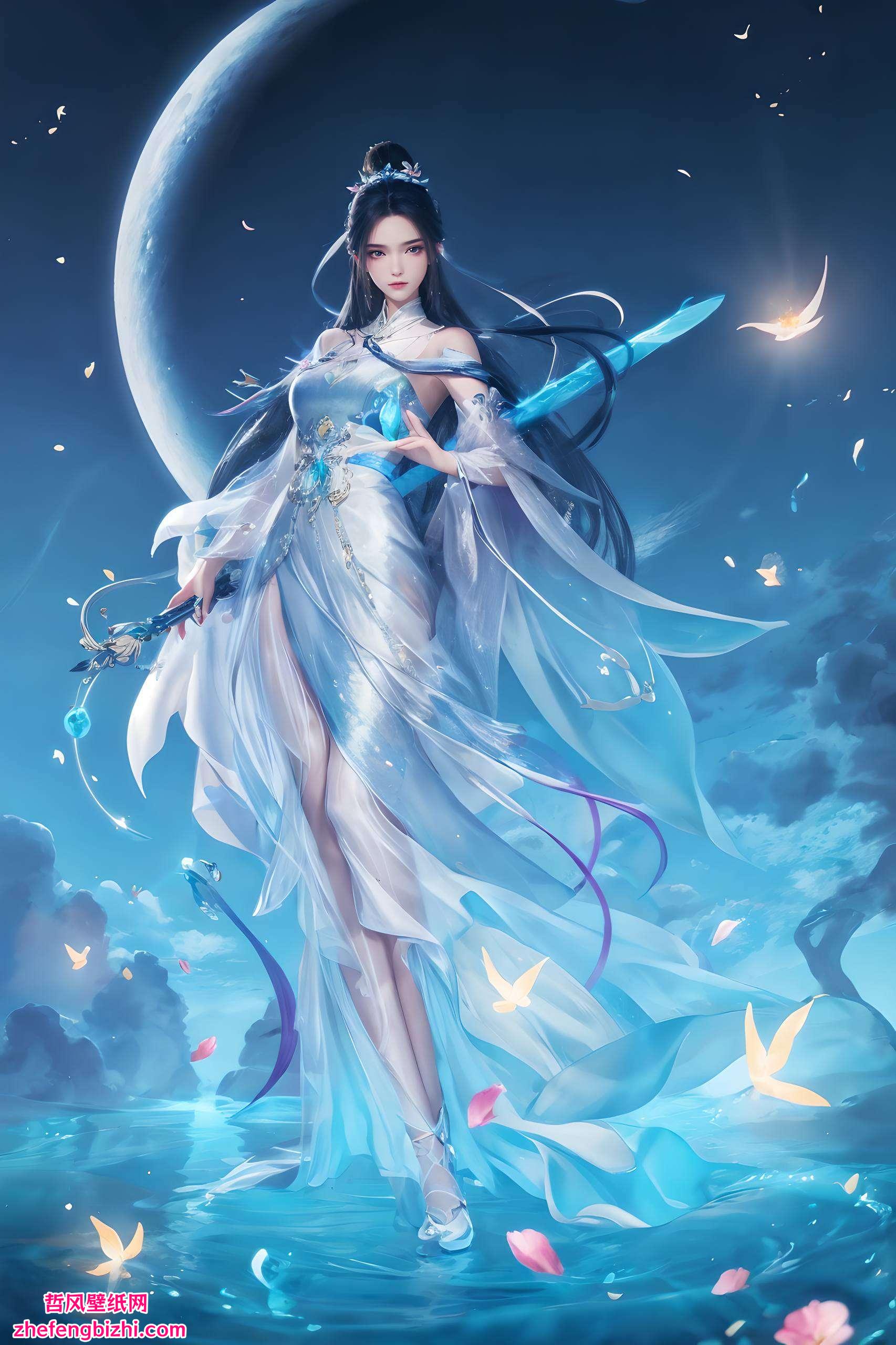 在《诛仙》的世界里她的每一次微笑