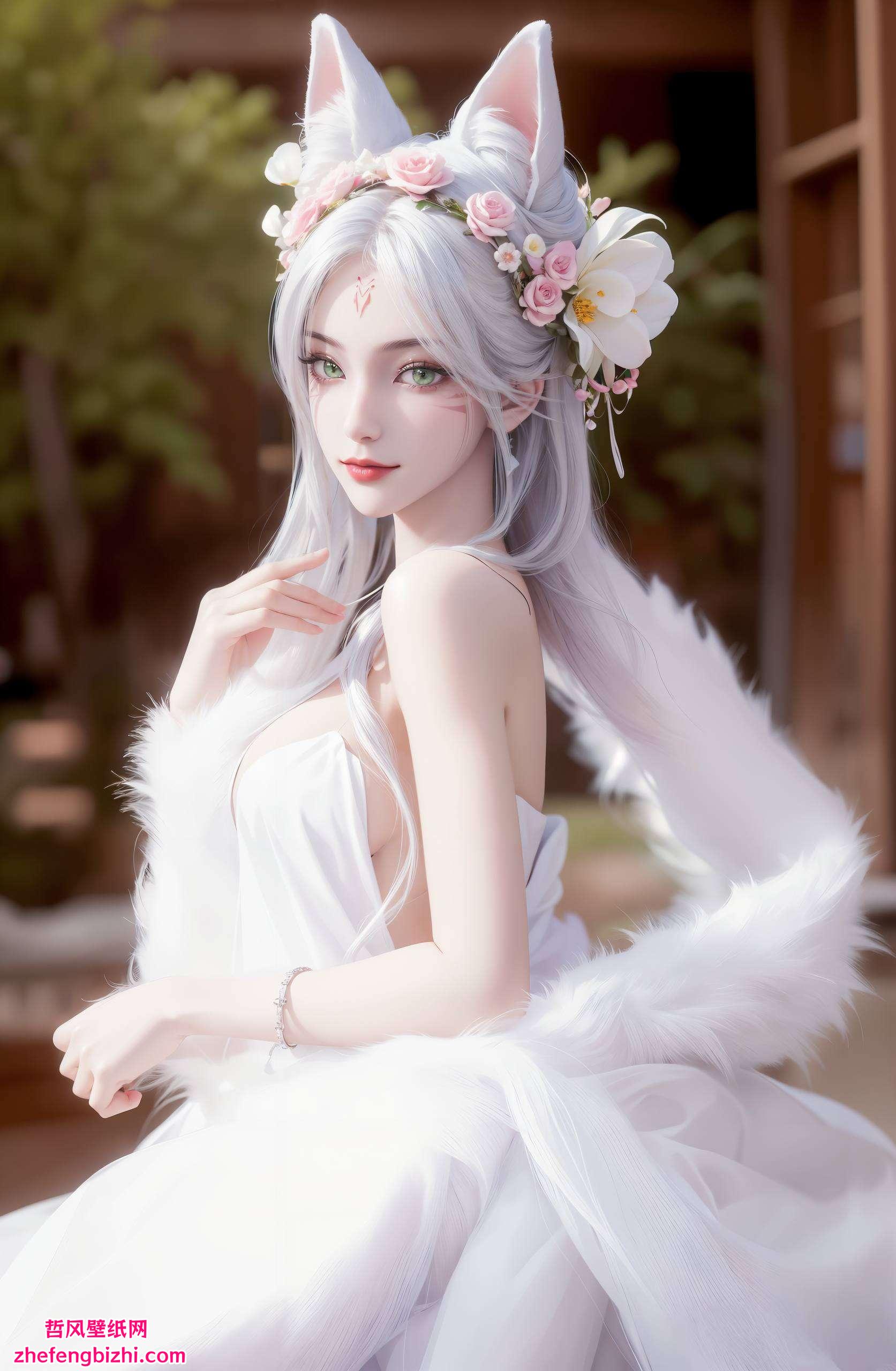 快快收藏这款国漫女神小白的美照吧嘿