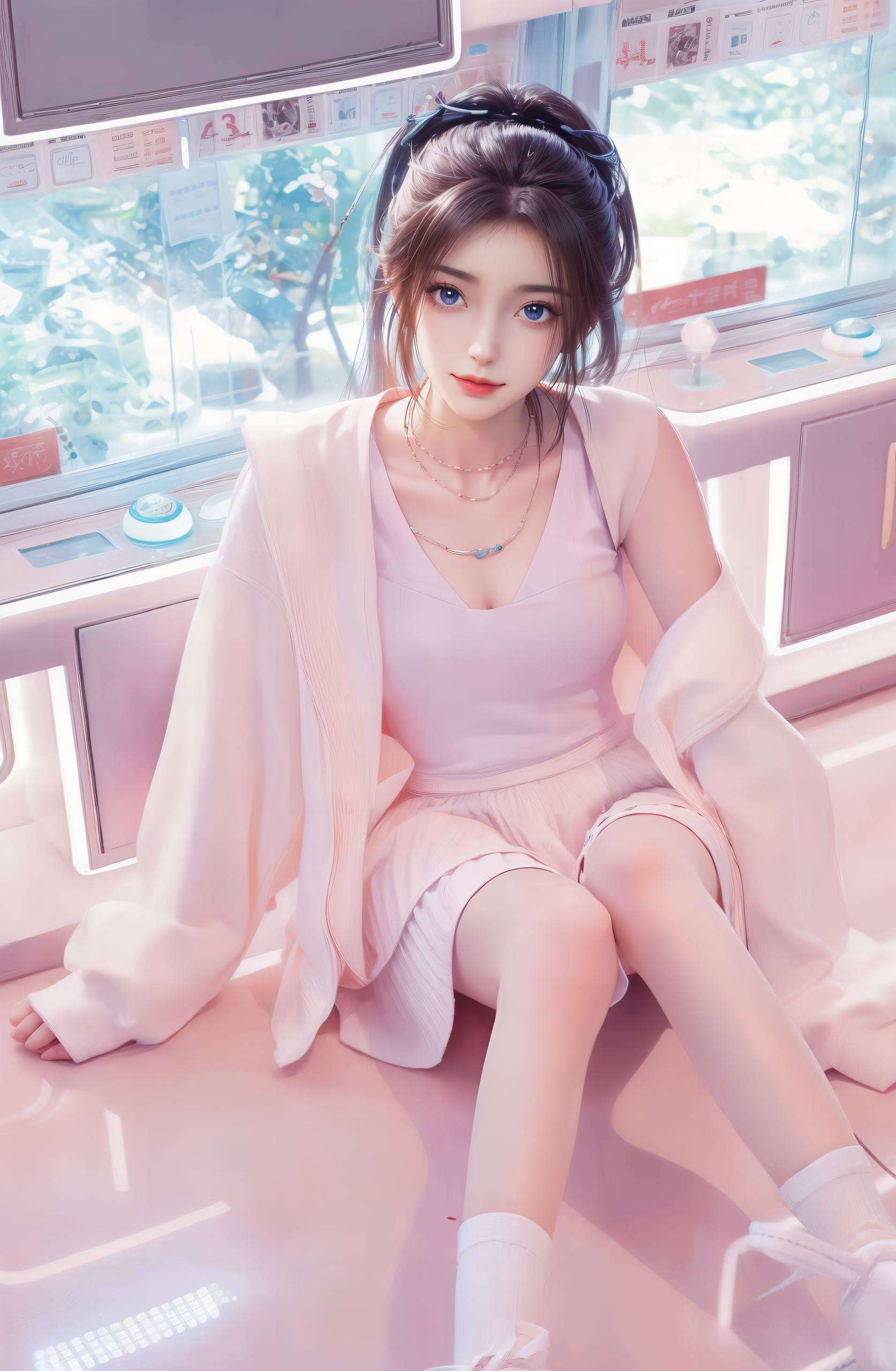 可是无数动漫迷心中的女神呢!看她的眼神时而柔情似水